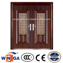 Window Big Size Exterior Waterproof Security Metal Steel Door (W-SD-04)